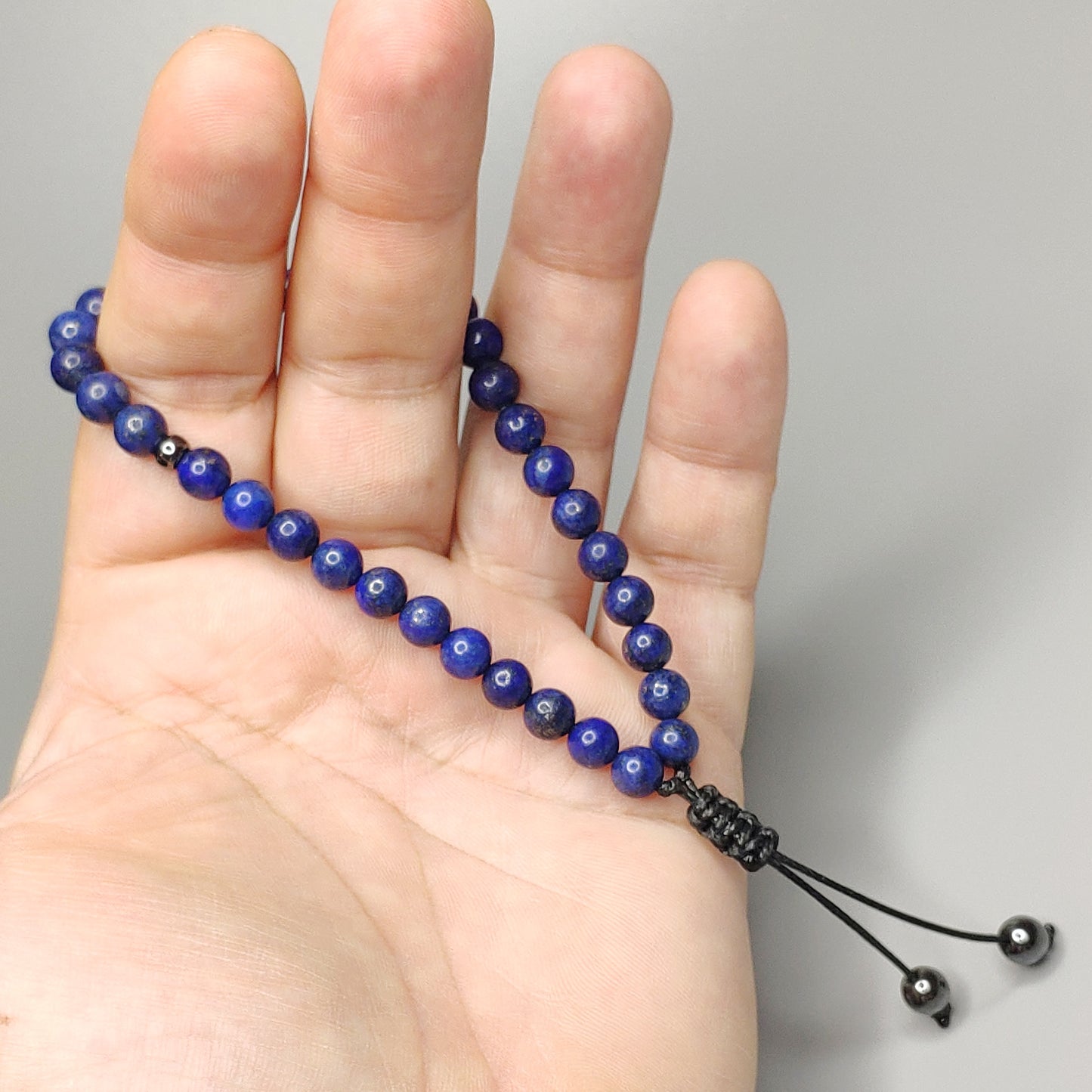 Lapis Lazuli 33 Beads Bracelet